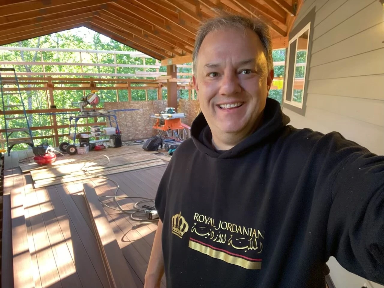 John Breiling 
Pretty Good Deck Builder
Cedar Mill Deck Company
Really Good Deck Designer
Mahalo!!
www.nwdecks.com