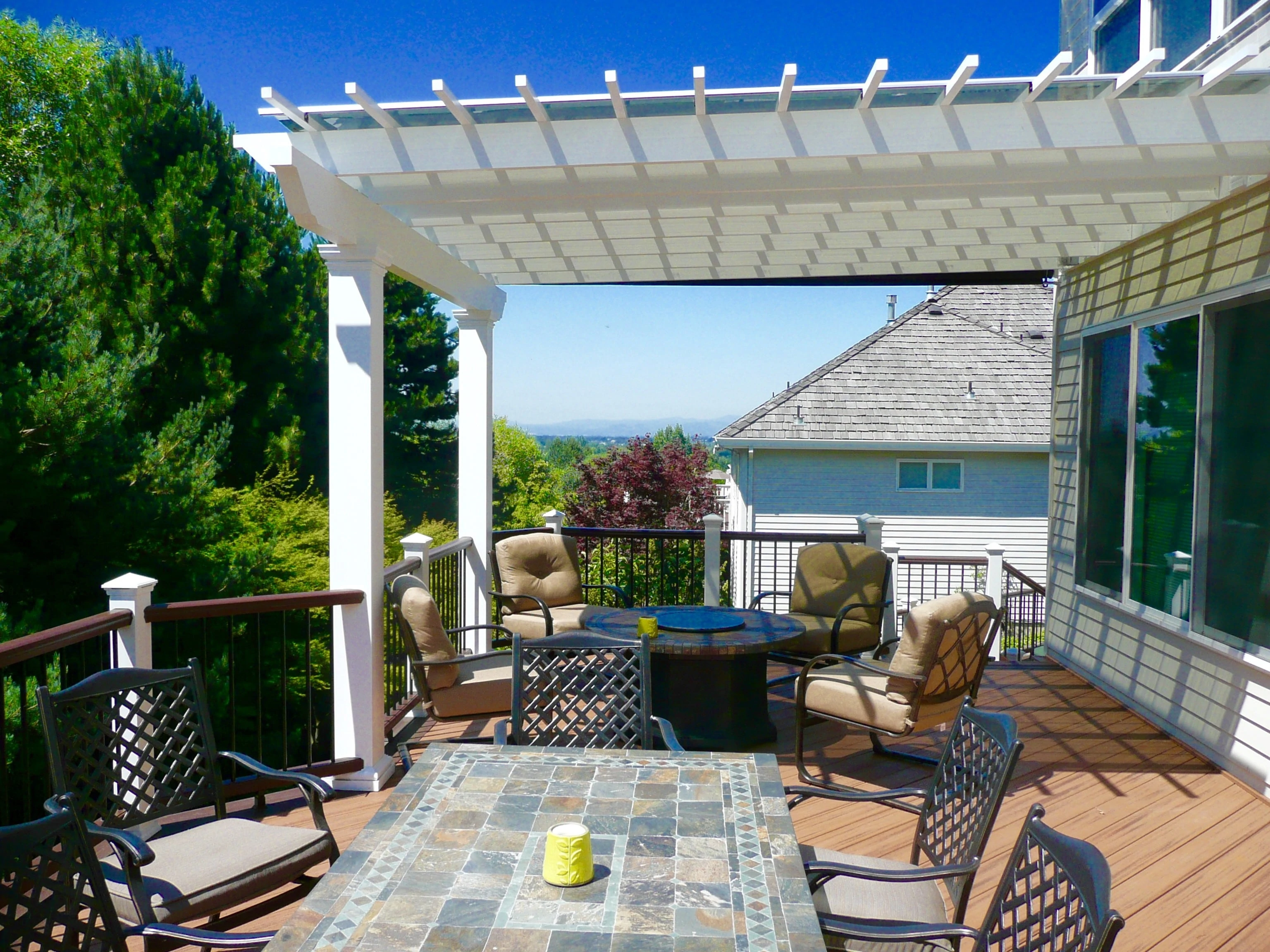 Trex Pergola
Cedar Mill Deck Company
Cedar Mill Oregon
Deck Design and Construction by John B Breiling