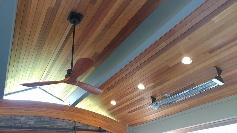 Bauer Woods Clear Western Red Cedar Ceiling Patio Cover
Cedar Mill Deck Company
Bauer Woods Drive
Design and Construction by
John B Breiling
"A Pretty Job"